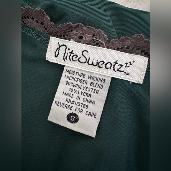 Nitesweatz moisture wicking 2pc cooling pajamas Sz S - Picture 10 of 12